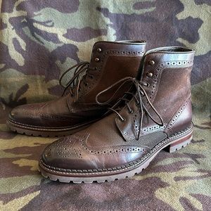 Johnston & Murphy leather suede boots NEW CONDITION